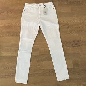 Topshop Leigh white pants